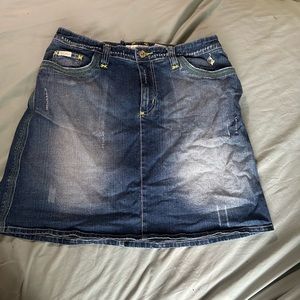 Denim skirt